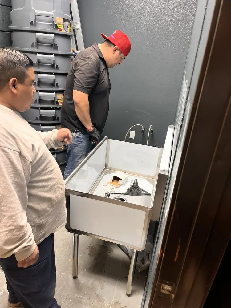 Commercial plumbing and sink installation in Switchyard Junction